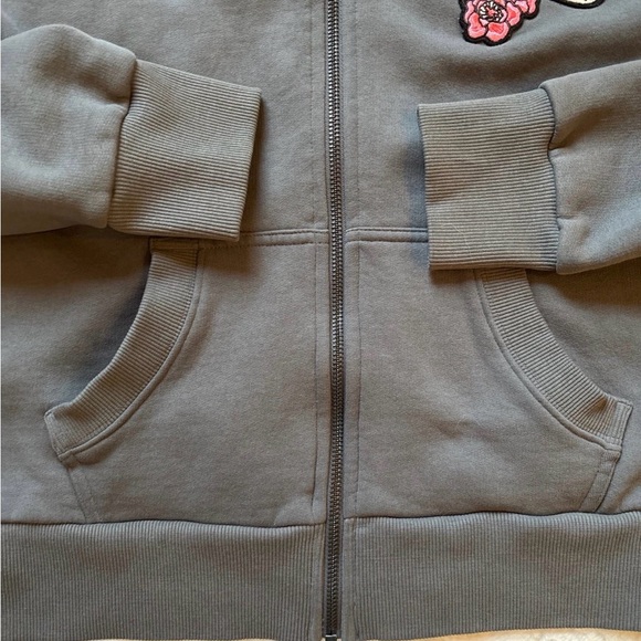 Superdry wall of death rebel rider embellished women’s hoodie sz 16 - Picture 6 of 14